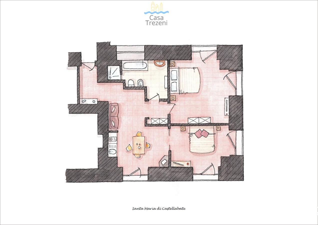 Casa Trezeni Apartment Santa Maria di Castellabate Ngoại thất bức ảnh